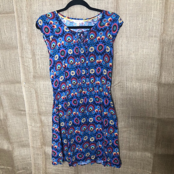Matilda Jane Other - Matilda Jane Girls Dress SZ M Blue Floral Print